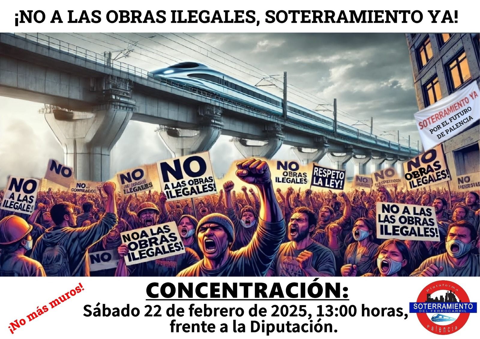 La Plataforma en Defensa del Soterramiento se manifestará durante el Congreso del PSOE de CYL que se celebrará en Palencia La Plataforma en Defensa del Soterramiento se manifestará durante el Congreso del PSOE de CYL que se celebrará en Palencia
