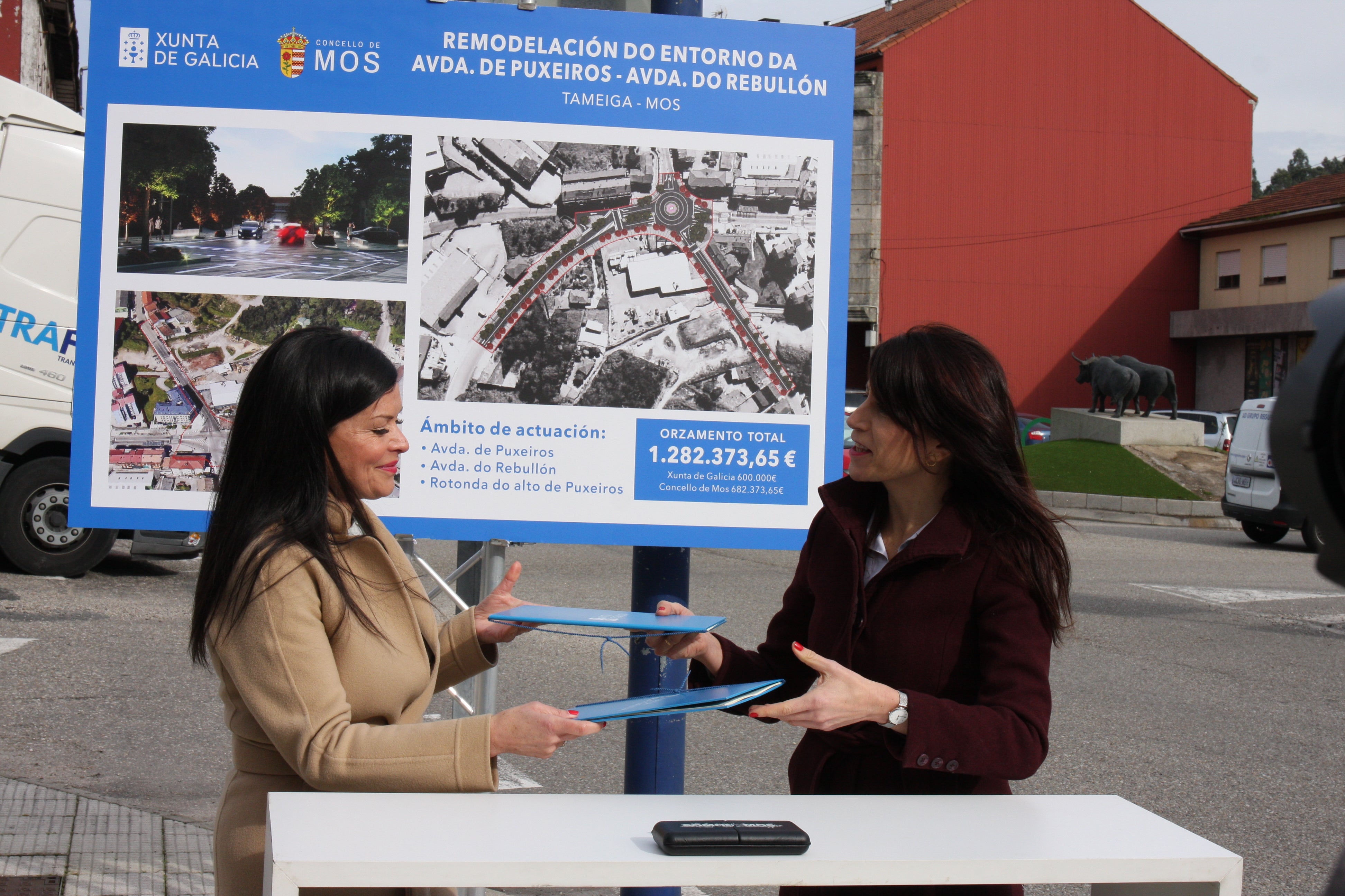 A Xunta colabora co Concello de Mos na remodelación das avenidas de Puxeiros e do Rebullón. A Xunta colabora co Concello de Mos na remodelación das avenidas de Puxeiros e do Rebullón.