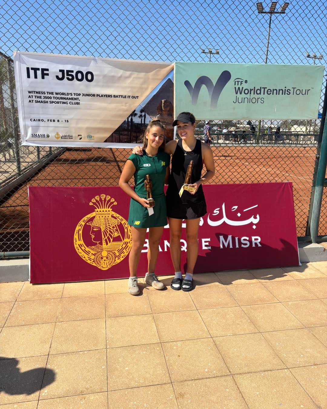 La bigastrense del Club de Tenis Torrevieja Charo Esquiva, campeona del doble del ITF 500 Junior de El Cairo La bigastrense del Club de Tenis Torrevieja Charo Esquiva, campeona del doble del ITF 500 Junior de El Cairo