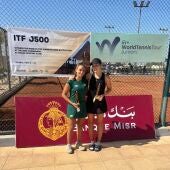 La bigastrense del Club de Tenis Torrevieja Charo Esquiva, campeona del doble del ITF 500 Junior de El Cairo