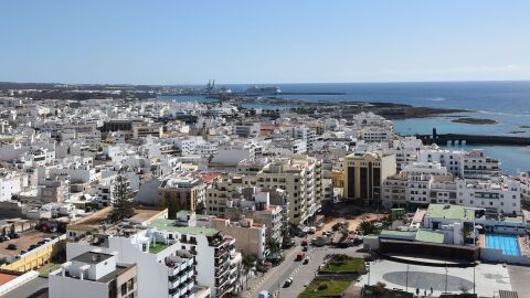 Vista a&eacute;rea de Lanzarote