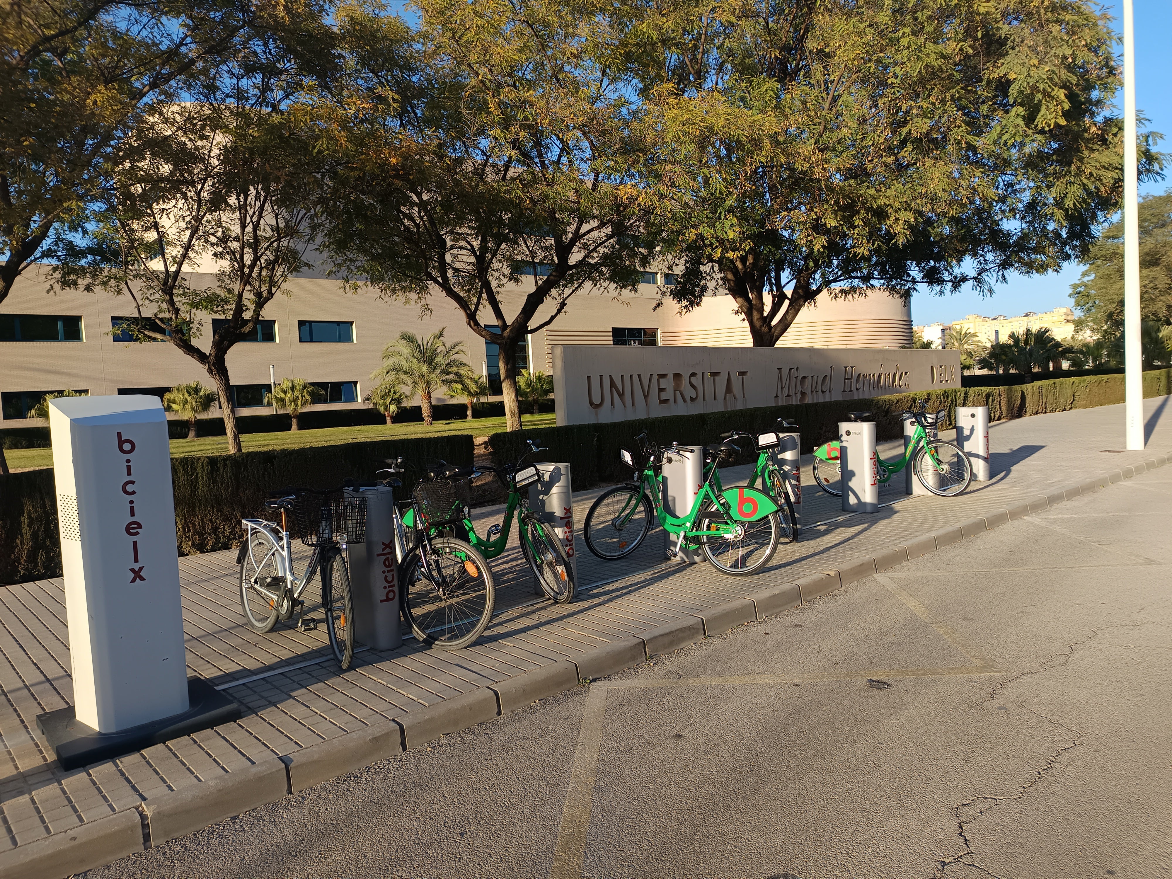 BiciElx crece en el campus de Elche de la UMH con cuatro nuevas estaciones BiciElx crece en el campus de Elche de la UMH con cuatro nuevas estaciones