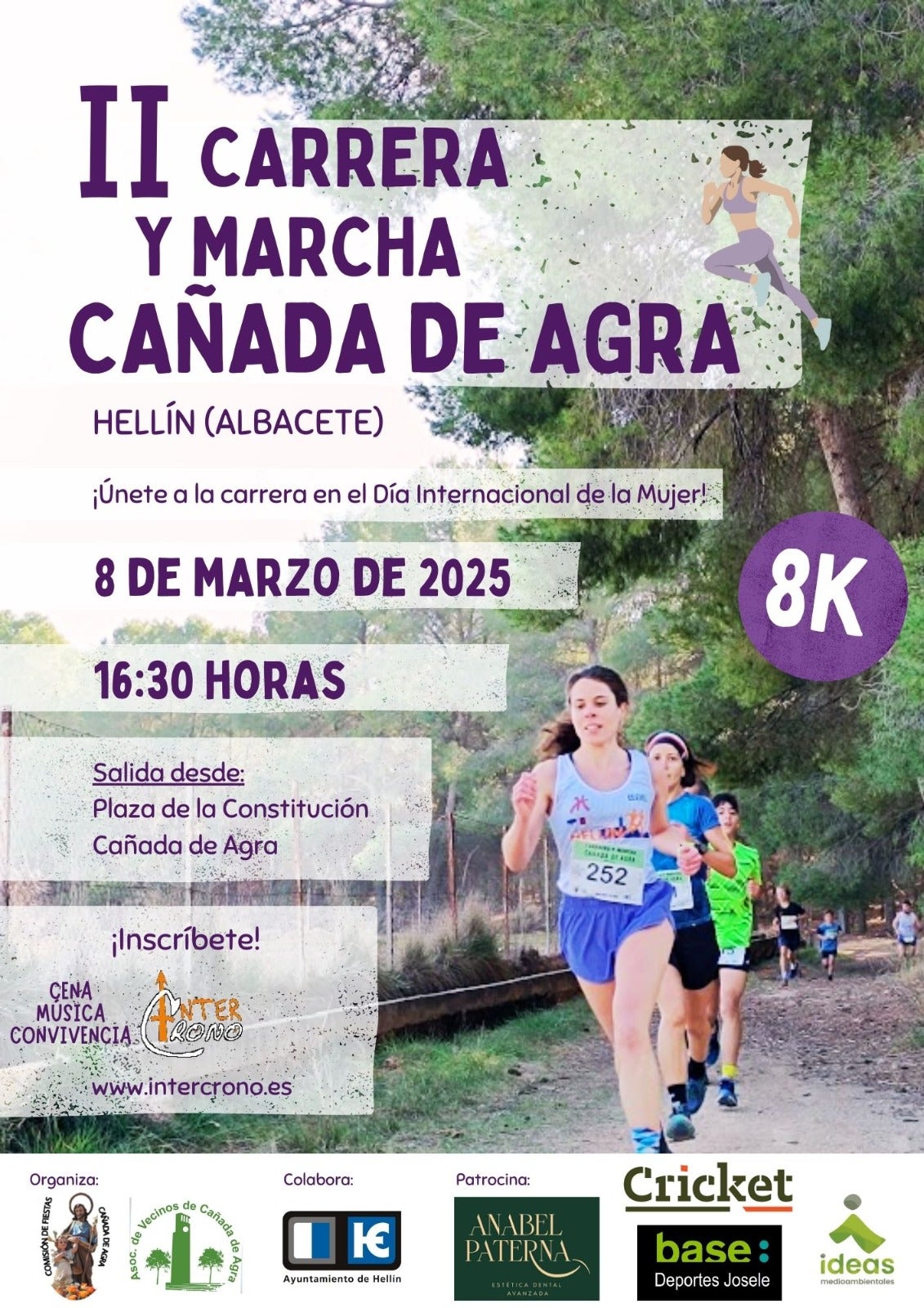 Un 8K el 8M para conmemorar el Día de la Mujer en Hellín Un 8K el 8M para conmemorar el Día de la Mujer en Hellín
