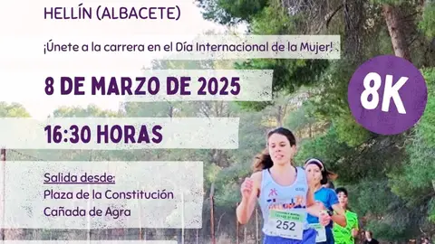 Un 8K el 8M para conmemorar el Día de la Mujer en Hellín Un 8K el 8M para conmemorar el Día de la Mujer en Hellín
