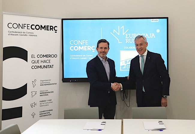 Eurocaja Rural impulsa la recuperación de los comercios afectados por la DANA con la iniciativa ‘El comercio salva al comercio’ Eurocaja Rural impulsa la recuperación de los comercios afectados por la DANA con la iniciativa ‘El comercio salva al comercio’
