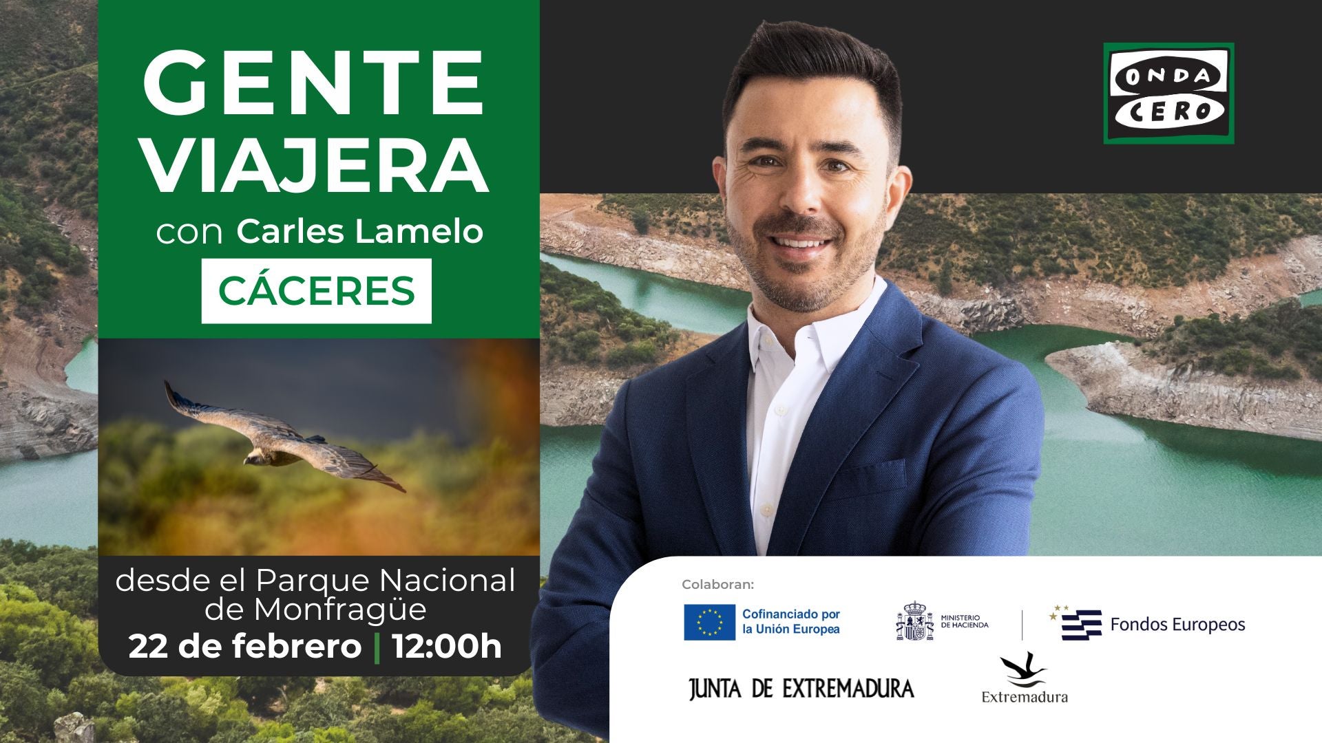 Programa especial de 'Gente viajera' desde el Parque Nacional de Monfragüe, Cáceres: los encantos del turismo ornitológico Programa especial de 'Gente viajera' desde el Parque Nacional de Monfragüe, Cáceres: los encantos del turismo ornitológico