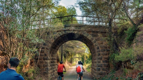 Uno de los puntos de la V&iacute;a Verde de Ojos Negros