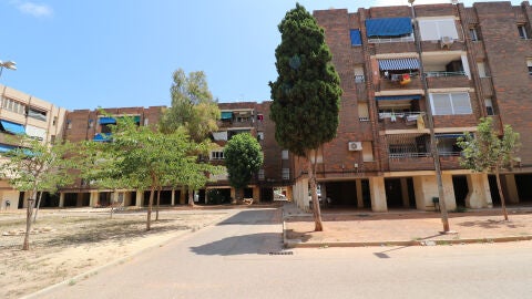 Imagen de la Plaza de Juan Ram&oacute;n Jim&eacute;nez del barrio Baladre de Sagunto