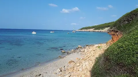 Imagen de la playa de Santo Tomás. Imagen de la playa de Santo Tomás.