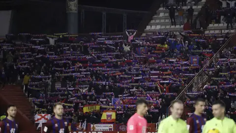 Seguidores del Eldense en Albacete en diciembre de 2023. Seguidores del Eldense en Albacete en diciembre de 2023.