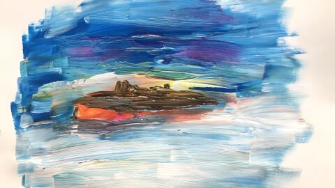 'Tabarca', cuadro de In&eacute;s Serna Orts