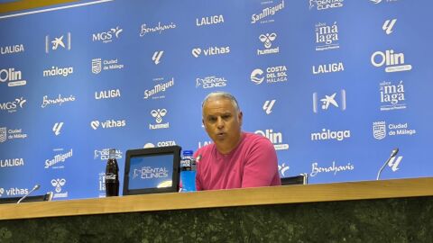 Sergio Pellicer, entrenador del M&aacute;laga CF