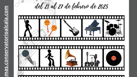 El Conservatorio Profesional de Música de Alcalá de Henares prepara la celebración de la XXX edición de su Semana Cultural Cartel de la XXX Semana Cultural del Conservatorio Profesional de Música de Alcalá de Henares