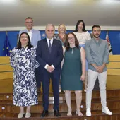 El alcalde de Malagón, Luis Carlos Seguro, junto a los concejales de Somos Malagón y PSOE El alcalde de Malagón, Luis Carlos Seguro, junto a los concejales de Somos Malagón y PSOE