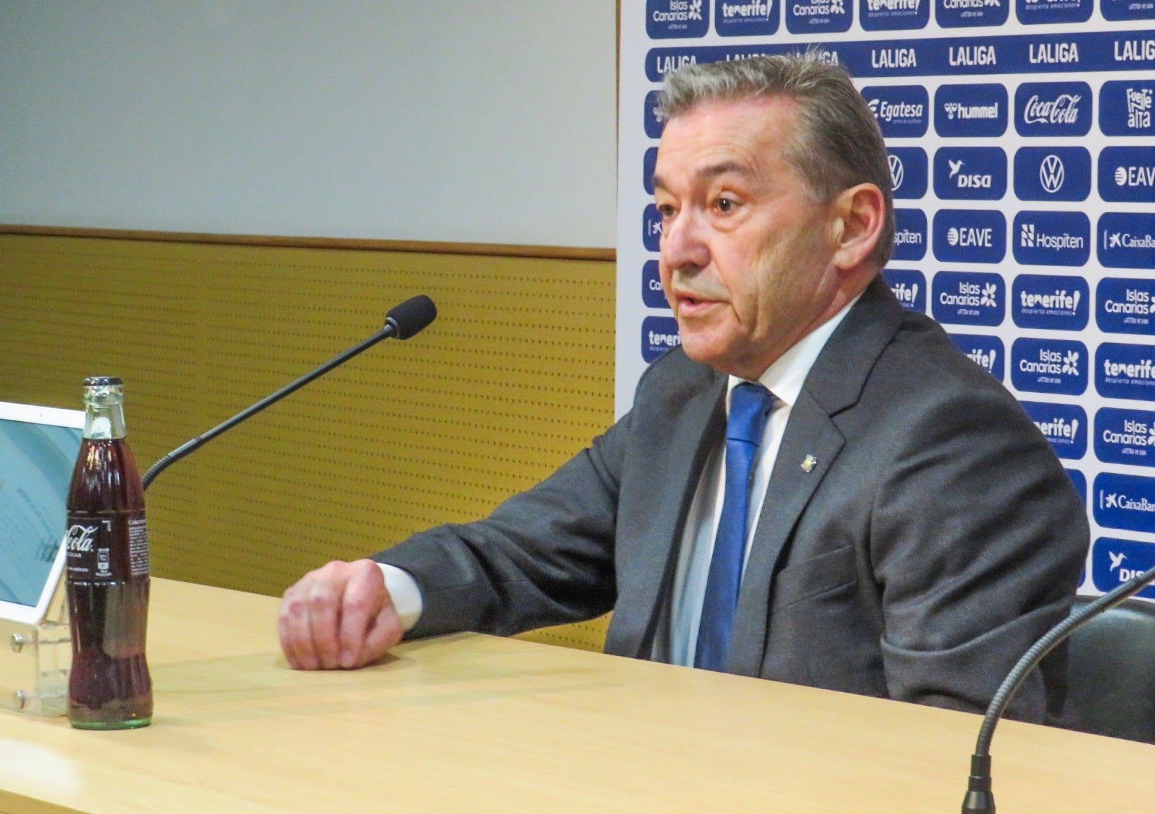 Paulino Rivero adelanta su dimisión del CD Tenerife Paulino Rivero adelanta su dimisión del CD Tenerife