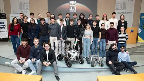 UJI Robotics Team presenta els seus projectes per a 2025 entre els quals destaca el prototip de robot per a competir en el European Rover Challenge UJI Robotics Team presenta els seus projectes per a 2025 entre els quals destaca el prototip de robot per a competir en el European Rover Challenge