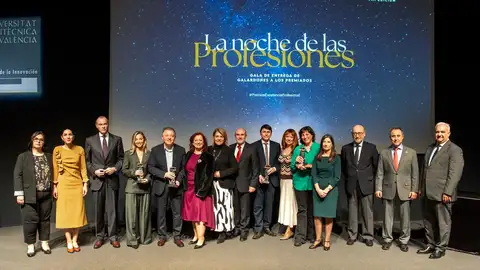La Noche de las Profesiones de la Unión Profesional de Valencia premia a cuatro entidades por su excelencia y su contribución al progreso de la sociedad valenciana La Noche de las Profesiones de la Unión Profesional de Valencia premia a cuatro entidades por su excelencia y su contribución al progreso de la sociedad valenciana