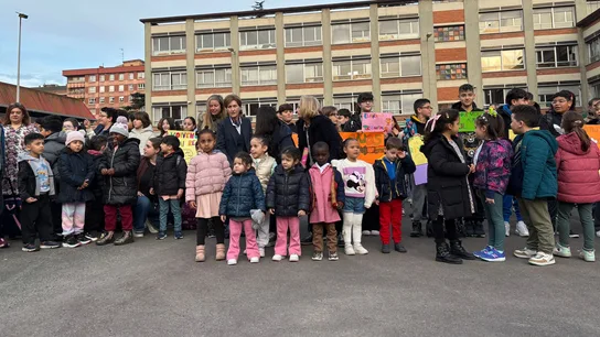 Los más pequeños del Rey pelayo no conocían su cole Los más pequeños del Rey pelayo no conocían su cole