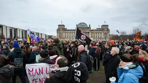 Manifestación en Berlín contra la extrema derecha AfD Manifestación en Berlín contra la extrema derecha AfD