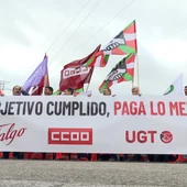 Plantilla de Talgo en Rivabellosa protesta por impago de objetivos Plantilla de Talgo en Rivabellosa protesta por impago de objetivos