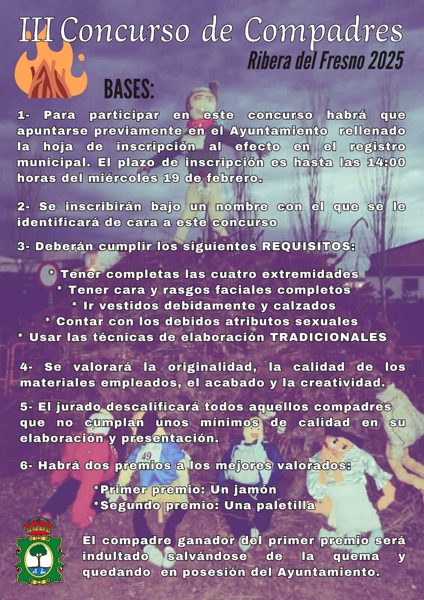 Ribera del Fresno celebra este jueves sus 'Compadres' con la aspiración de ser declarada de Interés Turístico Regional Ribera del Fresno celebra este jueves sus 'Compadres' con la aspiración de ser declarada de Interés Turístico Regional