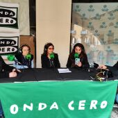 Juanma, Conchin y Mabel de Las Mellizas en el programa especial Fiestas Fundacionales de Más de Uno Vila-real. 
