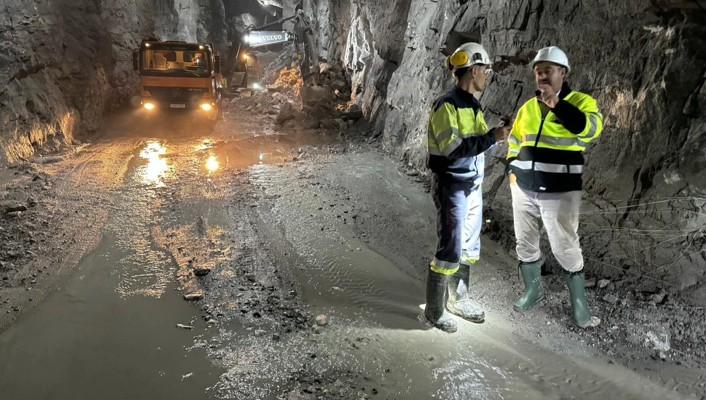 Interior de una mina subterránea como la que plantea BDG. Interior de una mina subterránea como la que plantea BDG.