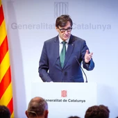 Salvador Illa, president de la Generalitat, en l'acte de presentació de la Vall de la Quàntica Salvador Illa, president de la Generalitat, en l'acte de presentació de la Vall de la Quàntica