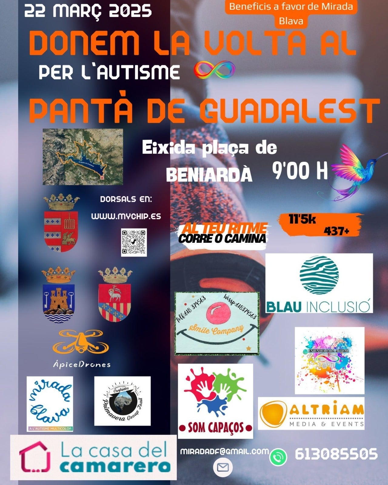 Un mes para la "Volta per l´Autisme" en Guadalest Un mes para la "Volta per l´Autisme" en Guadalest