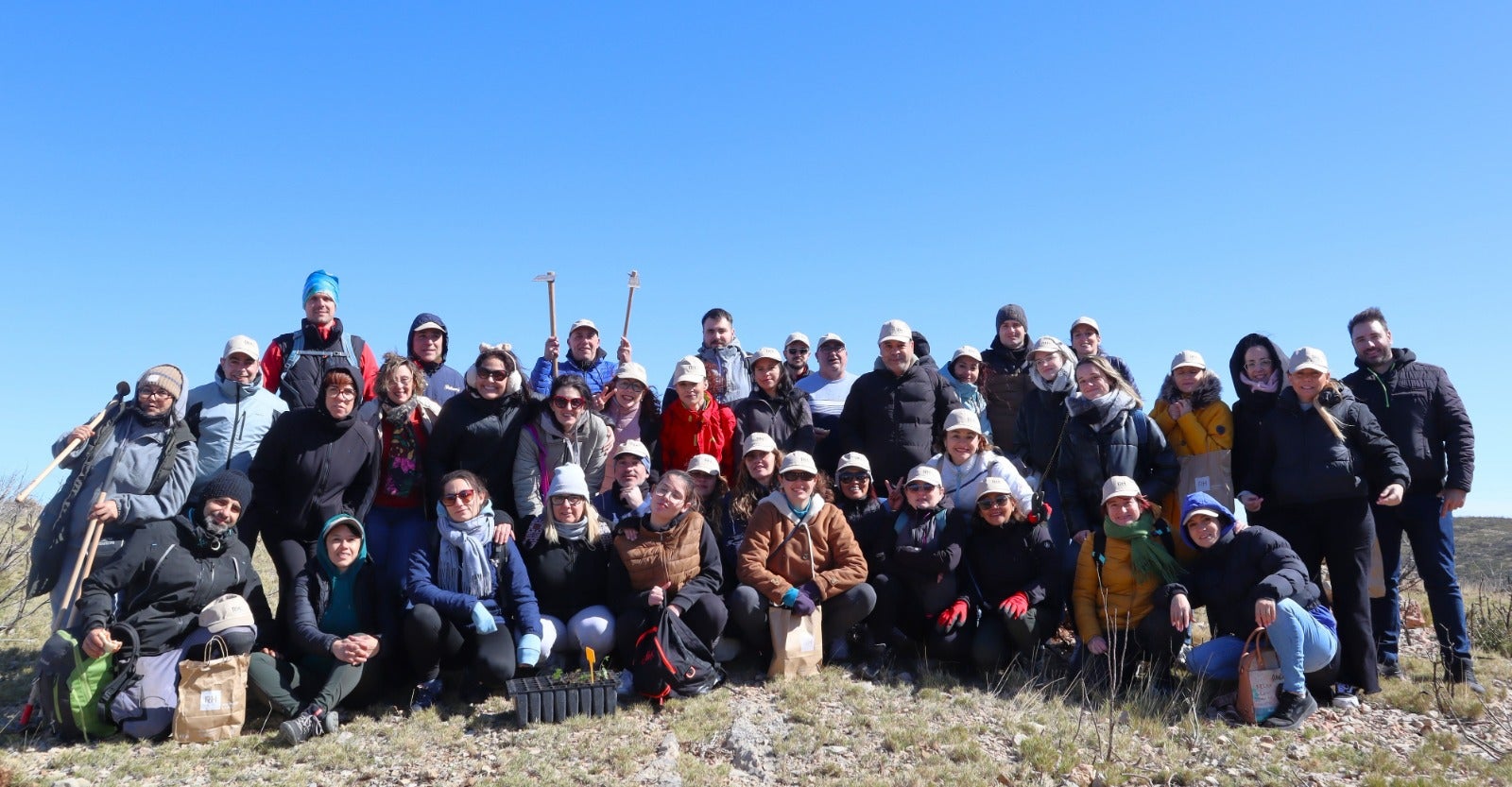 La cadena RH Hoteles cumple una década reforestando montes arrasados por el fuego en la comarca La cadena RH Hoteles cumple una década reforestando montes arrasados por el fuego en la comarca