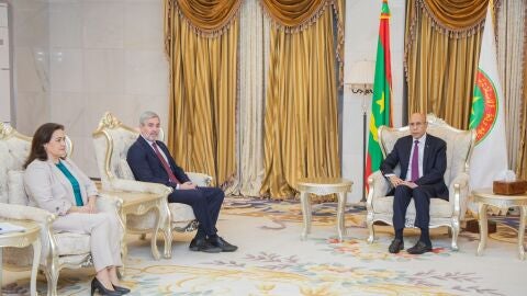 Fernando Clavijo, Presidente del Gobierno de Canarias en la primera jornada del viaje institucional a Mauritania