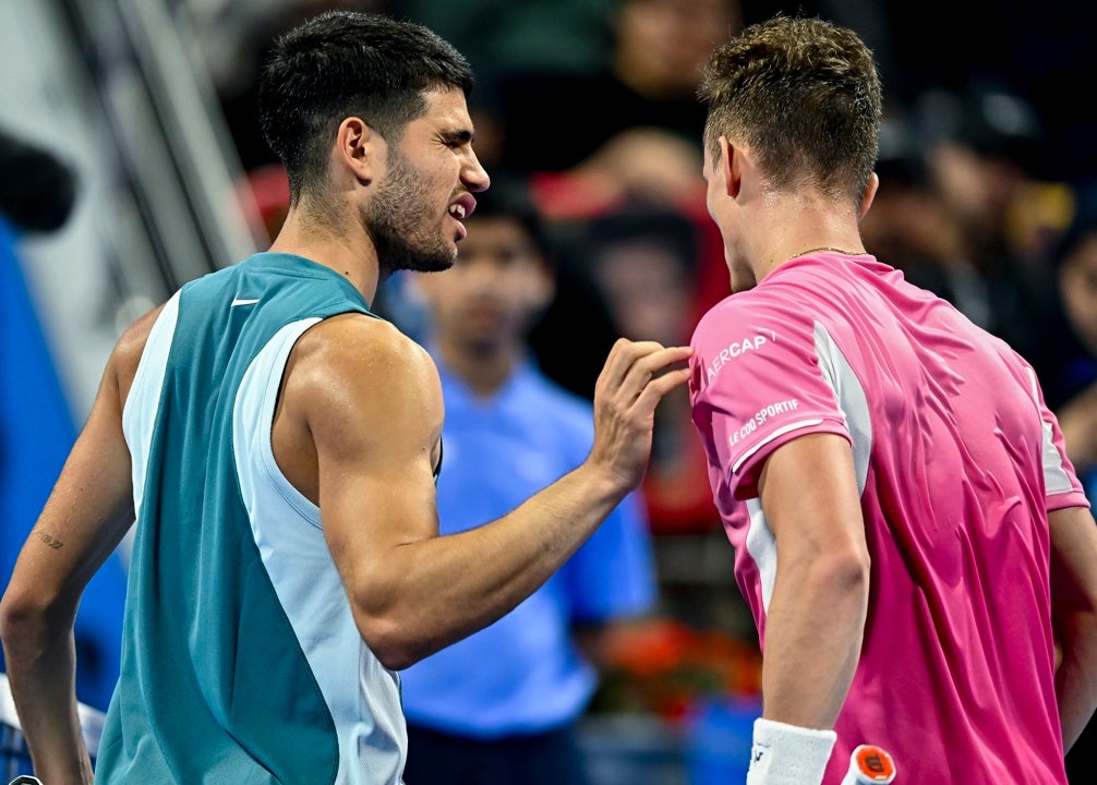 Alcaraz se estrella ante Lehecka en Doha Alcaraz se estrella ante Lehecka en Doha