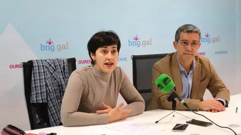 O BNG reclama a xestión pública e directa dos centros Monteledo e Montefiz Adriana Fernández e Iago Tabarés