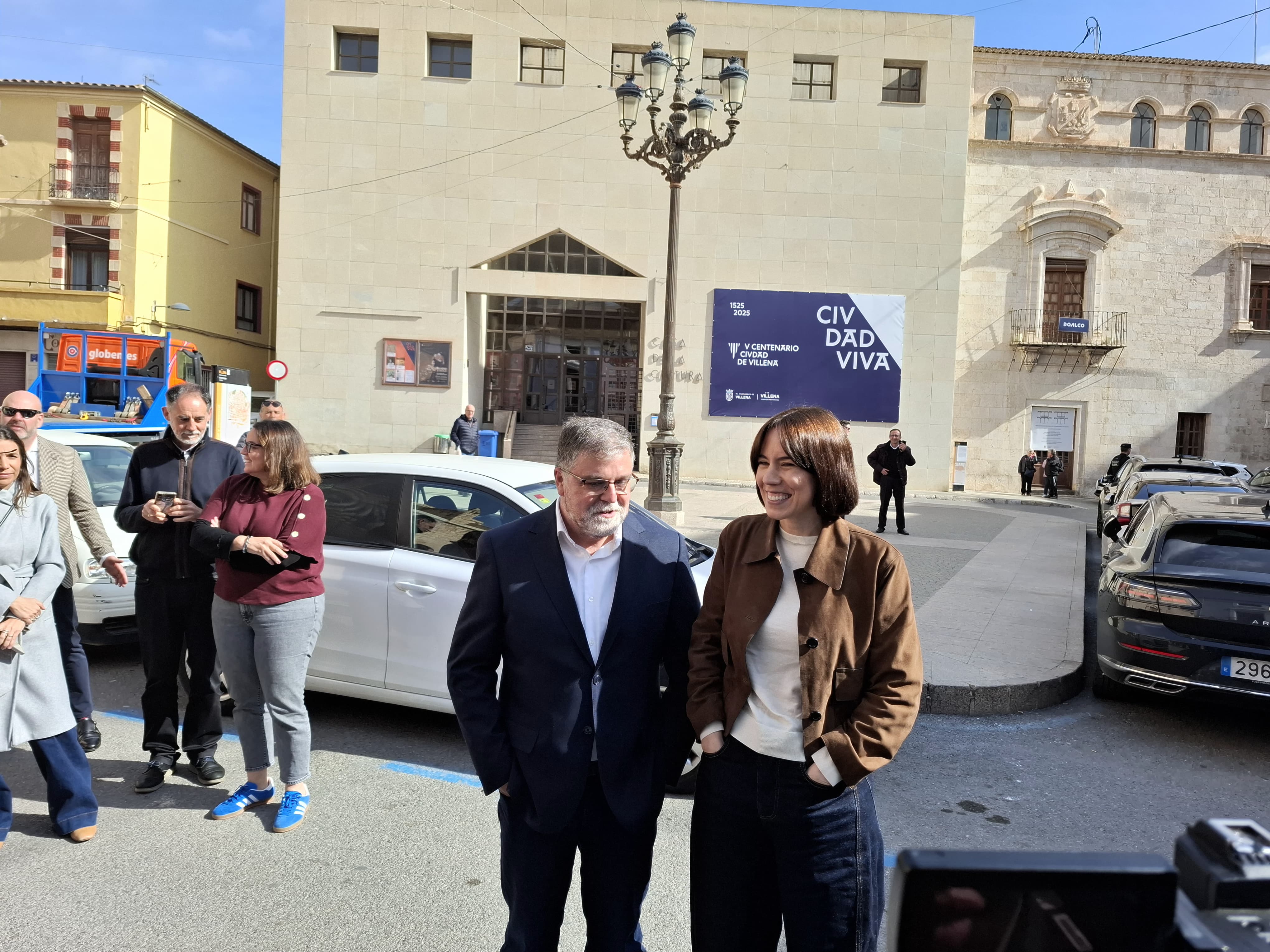 Diana Morant pone en valor en Villena los actos del V Centenario del Título de Ciudad Diana Morant pone en valor en Villena los actos del V Centenario del Título de Ciudad