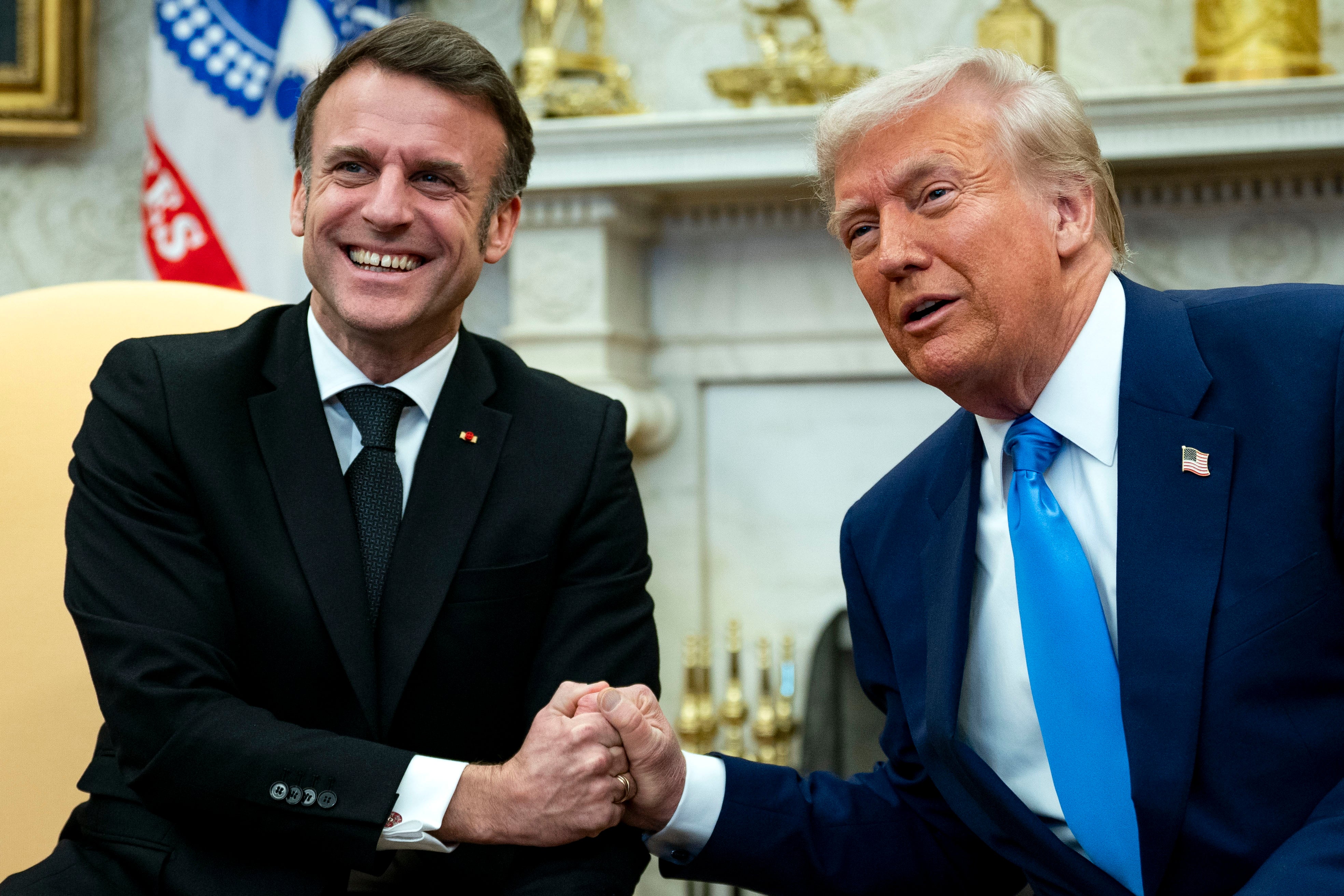 Macron insiste en una "paz sólida y duradera" para Ucrania y Trump espera recibir pronto a Zelenski Macron insiste en una "paz sólida y duradera" para Ucrania y Trump espera recibir pronto a Zelenski