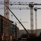 Un edificio en construcción