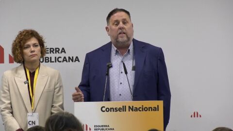 El presidente de ERC, Oriol Junqueras
