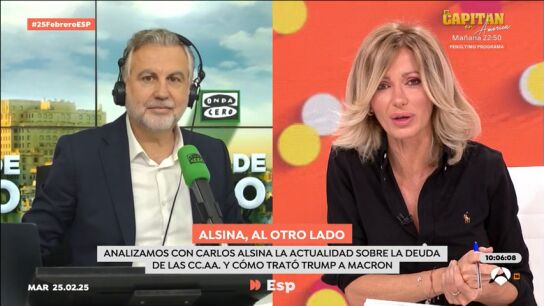Carlos Alsina y Susanna Griso 25/02/2025