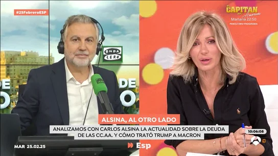Carlos Alsina y Susanna Griso 25/02/2025 Carlos Alsina y Susanna Griso 25/02/2025
