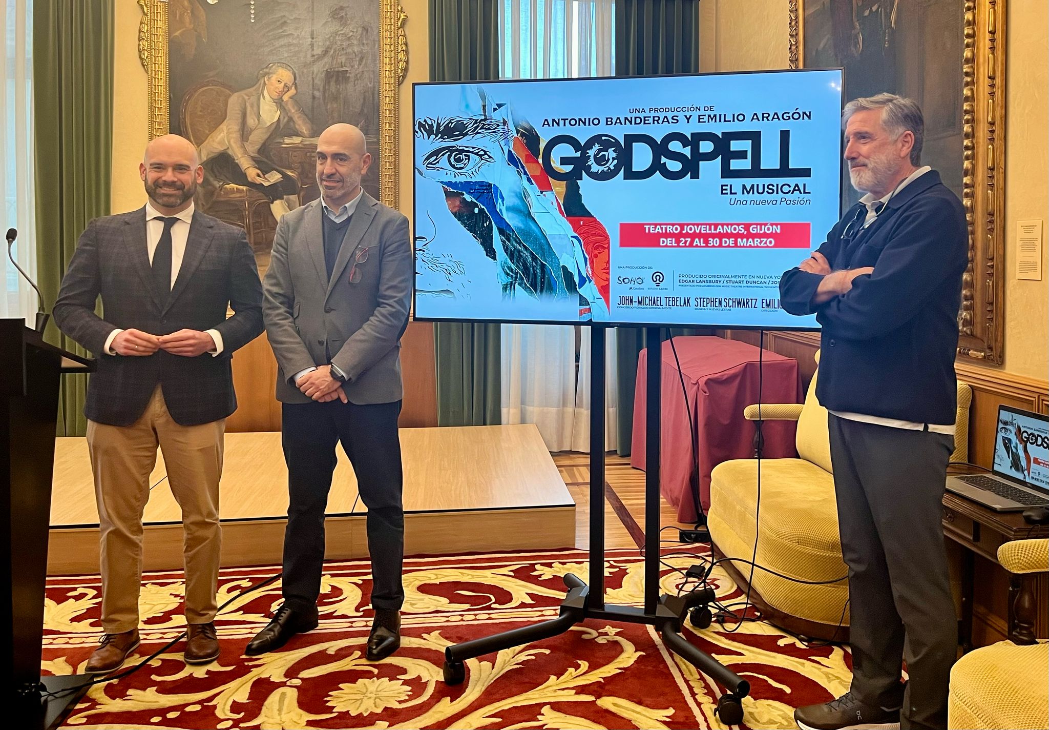 Emilio Aragón y Antonio Banderas actualizan "Godspell, el musical" Emilio Aragón y Antonio Banderas actualizan "Godspell, el musical"