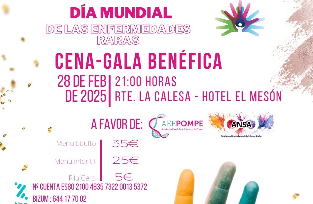 Torrijos acoge una cena-gala benéfica por el Día Mundial de las Enfermedades Raras Torrijos acoge una cena-gala benéfica por el Día Mundial de las Enfermedades Raras