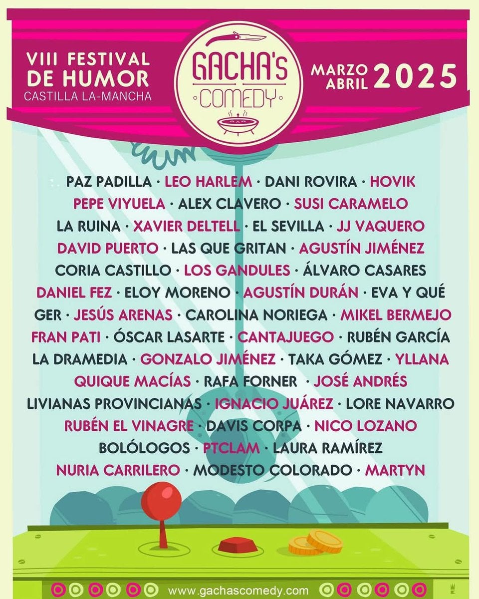 El Gacha's Comedy se consolida como Festival del Humor de Castilla - La Mancha El Gacha's Comedy se consolida como Festival del Humor de Castilla - La Mancha