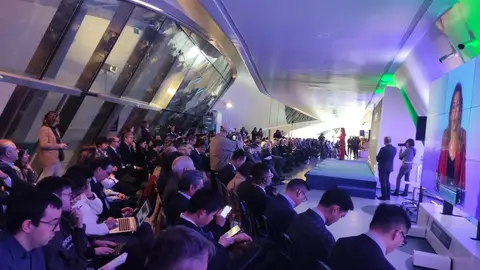 Asistentes al foro de movilidad impulsado por Ibercaja y los empresarios Asistentes al foro de movilidad impulsado por Ibercaja y los empresarios