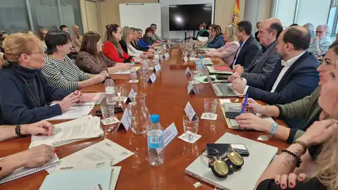 Reunión de la Mesa Sectorial de Sanidad celebrada en el SALUD este lunes Reunión de la Mesa Sectorial de Sanidad celebrada en el SALUD este lunes