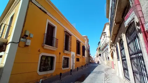 Calle de la Almedina, en el casco histórico de Almería Calle de la Almedina, en el casco histórico de Almería
