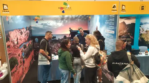 Imagen del stand de Menorca en Gran Canaria. Imagen del stand de Menorca en Gran Canaria.