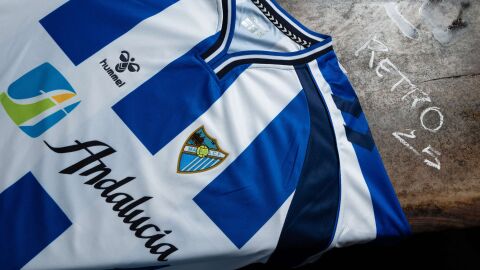 Camiseta vintage del M&aacute;laga CF