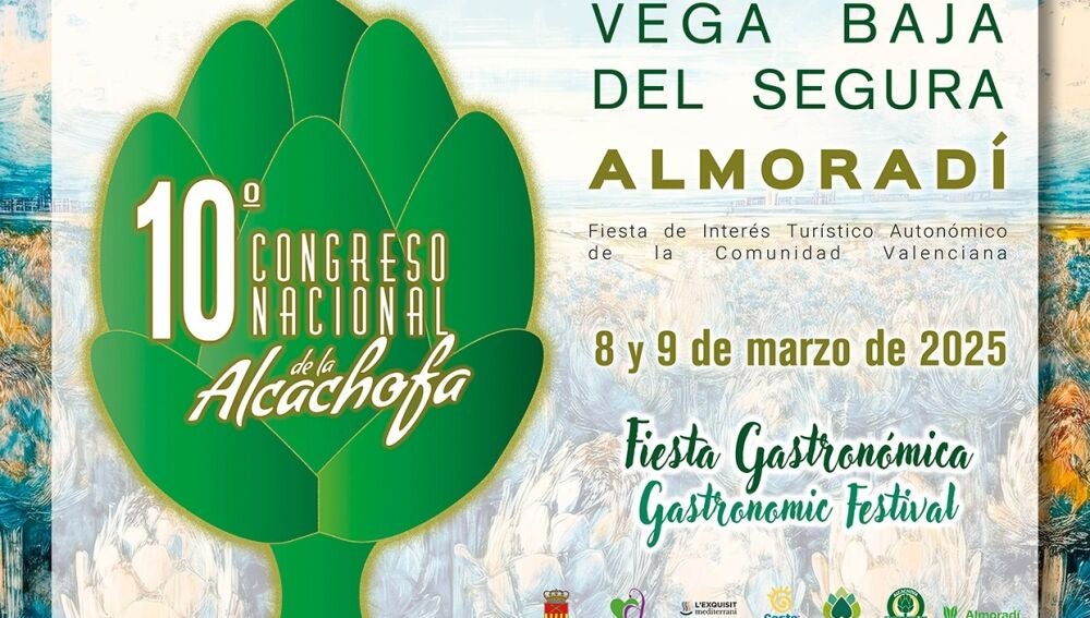 Almoradí sorprenderá con la celebración del X Congreso Nacional de la Alcachofa los días 8 y 9 de marzo