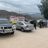 Una ambulancia de SVB se desplazó hasta Benferri para atender al entrenador agredido Una ambulancia de SVB se desplazó hasta Benferri para atender al entrenador agredido