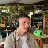 Carlos López, portero del Málaga CF, en los micrófonos de Onda Cero Málaga